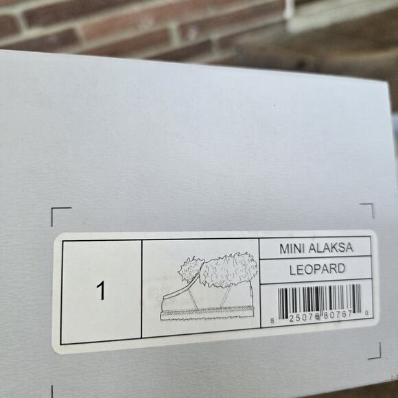 New Aerosoles Girls Mini Alaska Toasty Boot Leopard Girls Sz 1 leather wool - Picture 8 of 8